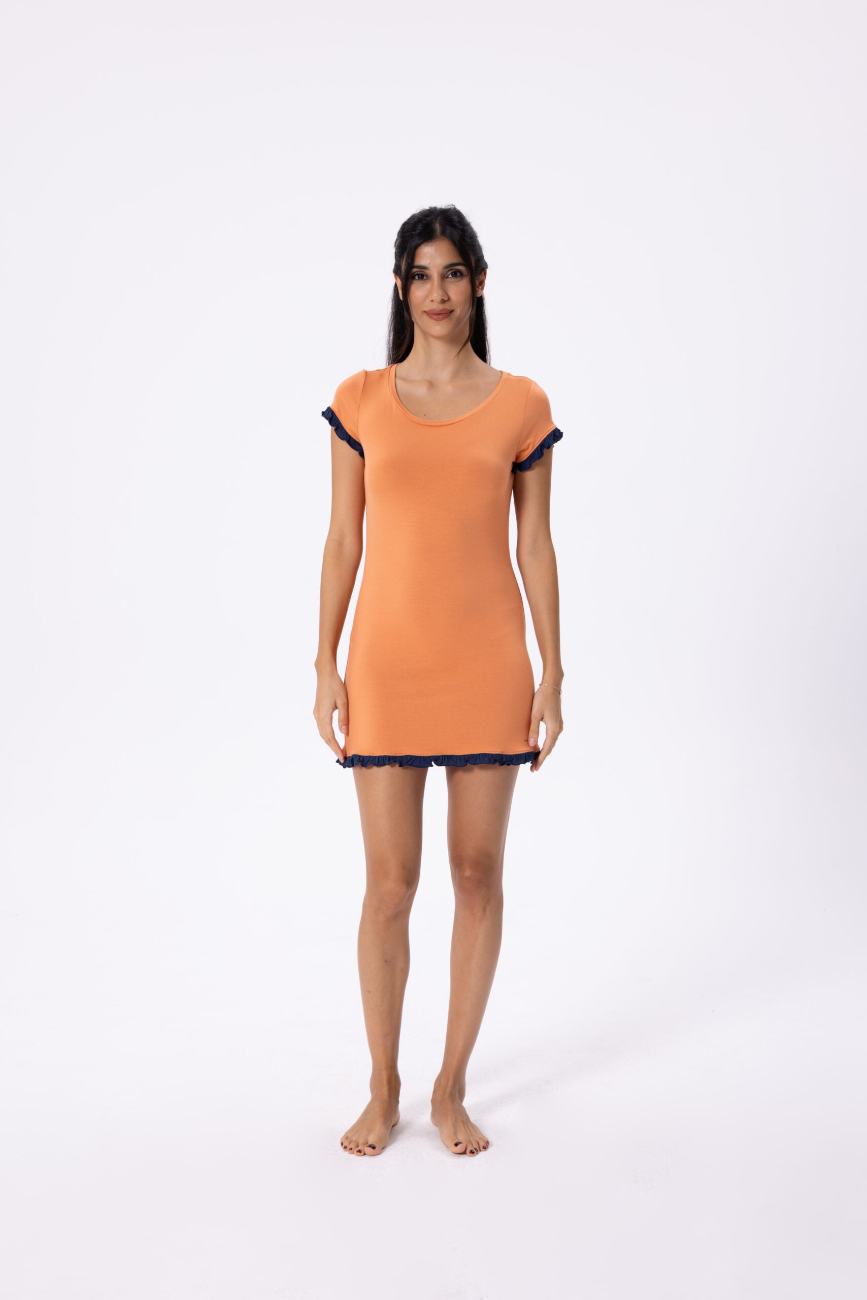 Rose Nightgown<span> - </span>S, Brandied Melon image