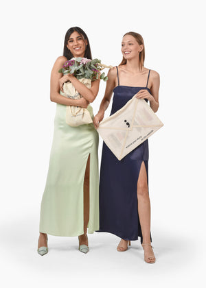 Eloise Long Satin Dress image 5