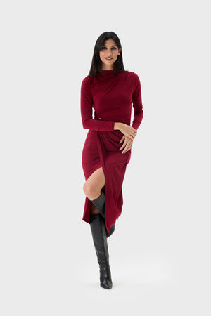 Chili Long-Sleeve Midi Dress image 0