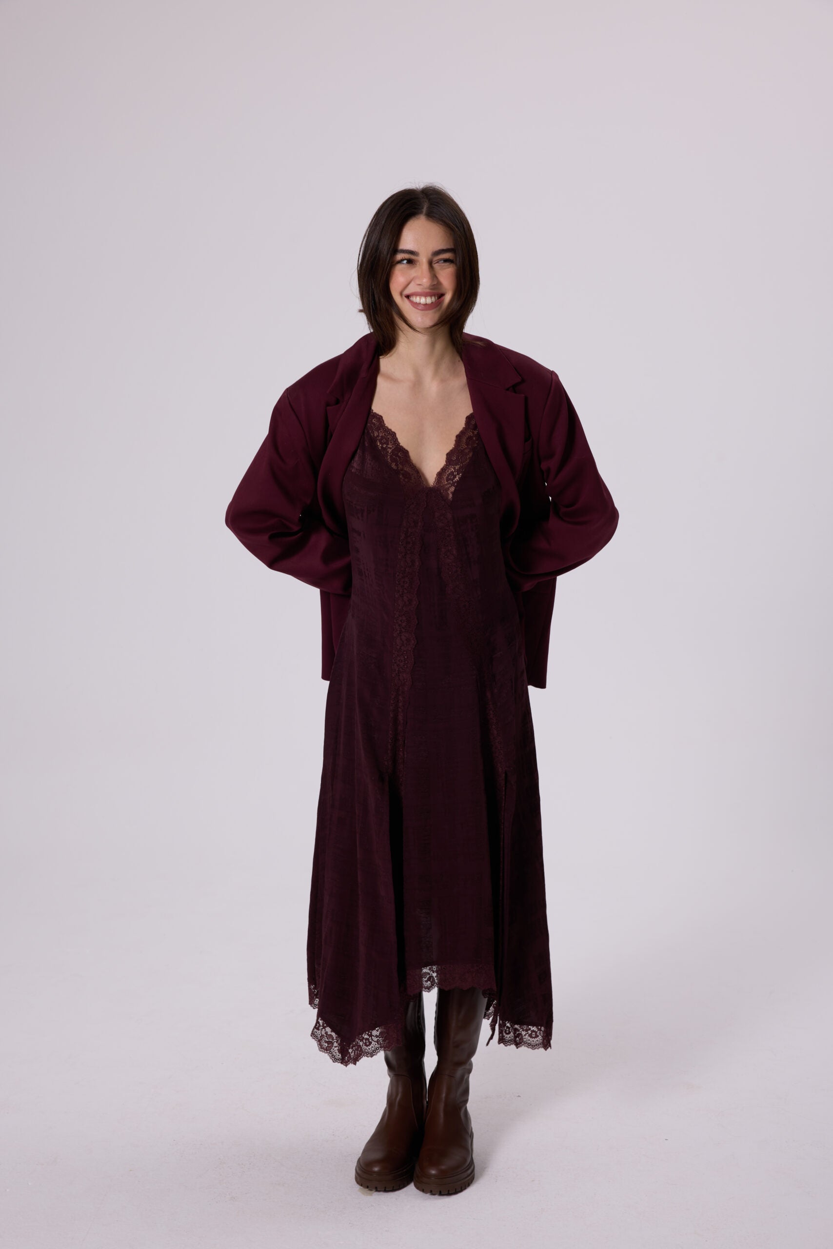 Deborah Lace Long Dress image 8