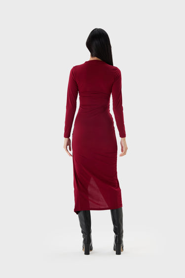 Chili Long-Sleeve Midi Dress