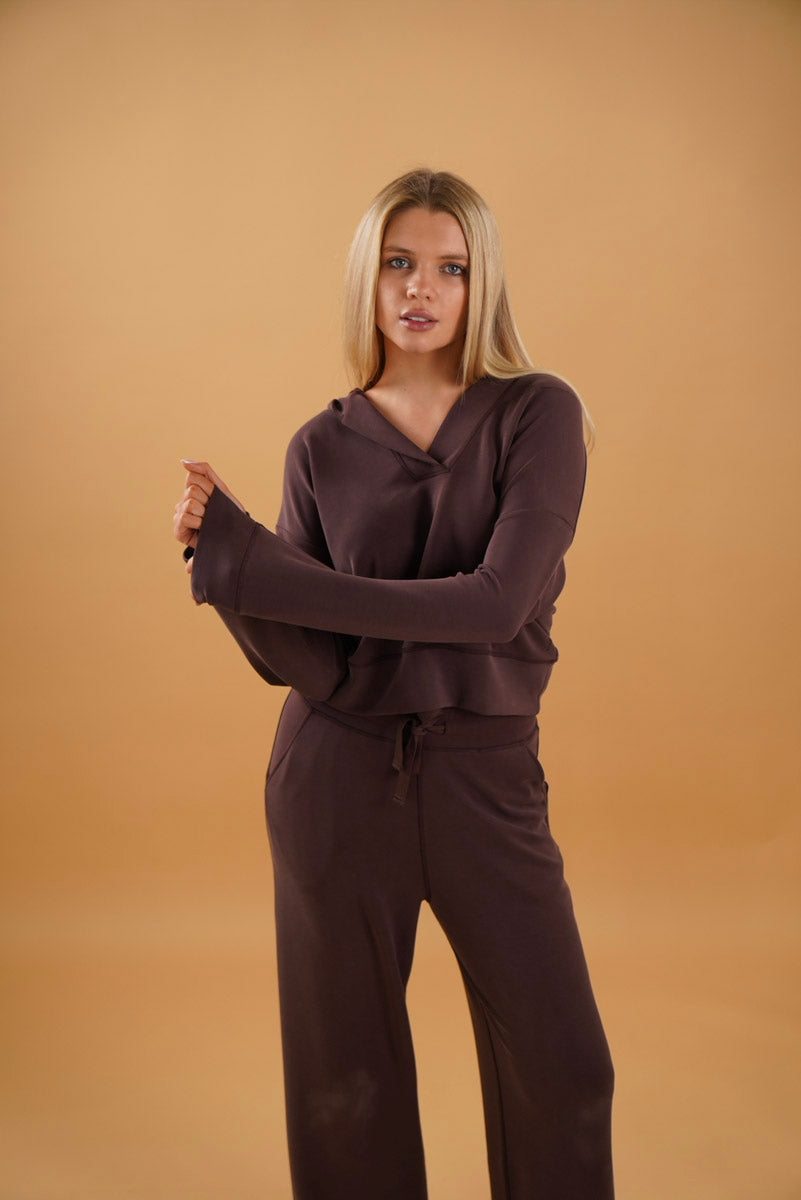 Remus Hoodie<span> - </span>M, Scarlet Brown image