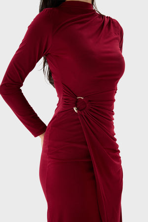 Chili Long-Sleeve Midi Dress image 4