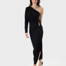 Perry One-Shoulder Draped Maxi Dress image 1
