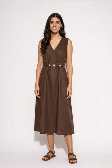 Gaia Linen Dress